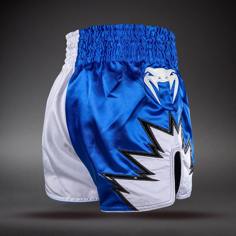 Treninkové šortky Venum Inferno 2.0 Muay Thai white/blue 4