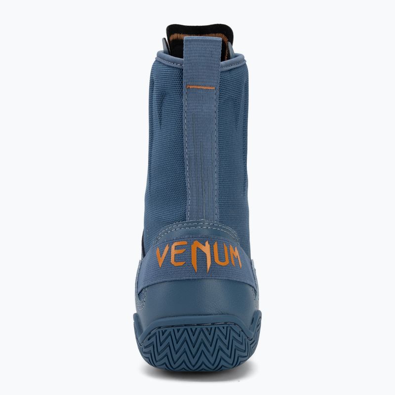 Boxerské boty Venum Elite Neo Boxing steel blue/orange 6