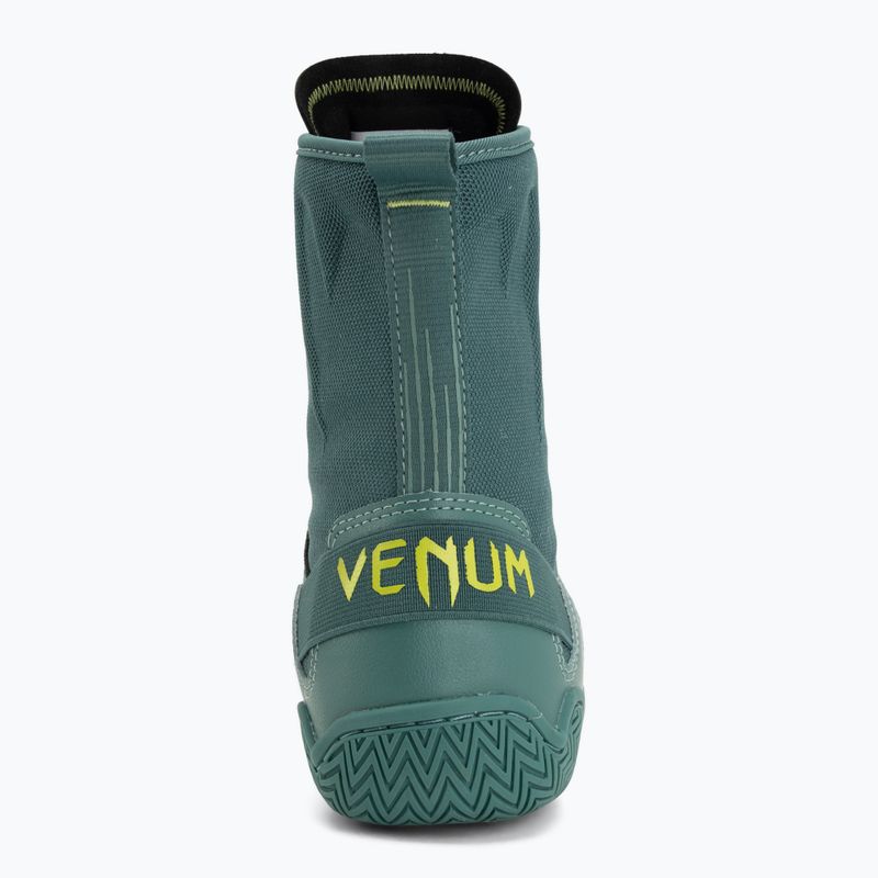 Boxerské boty Venum Elite Neo Boxing green/neon yellow 6