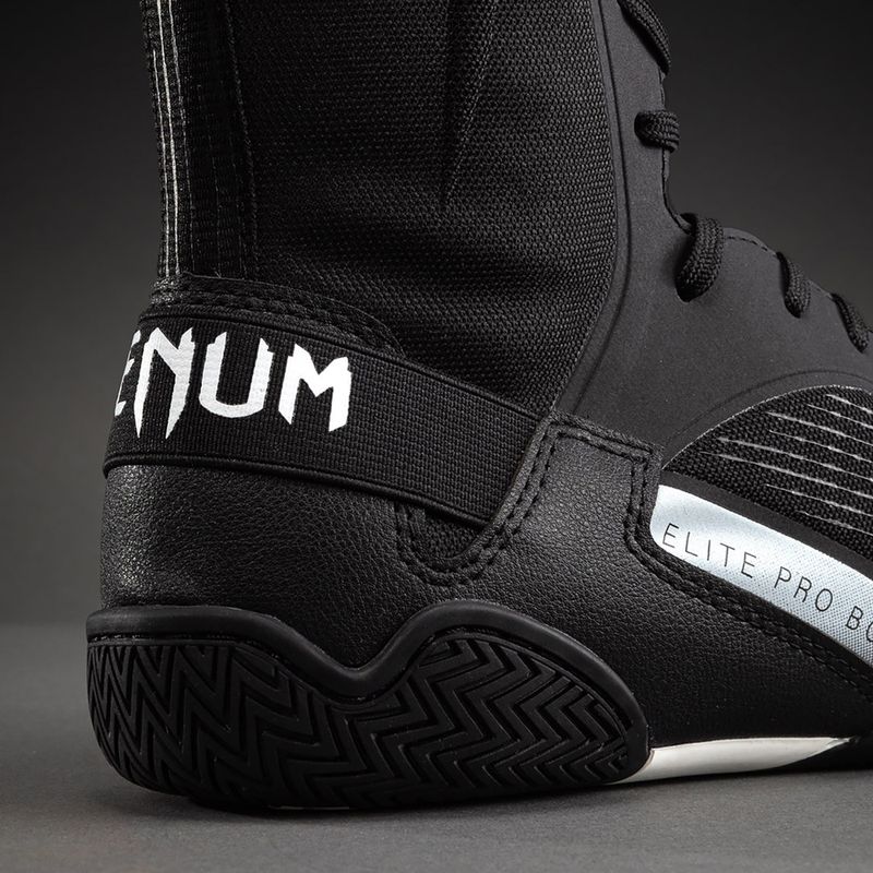 Boxerské boty Venum Elite Neo Boxing black/white 5
