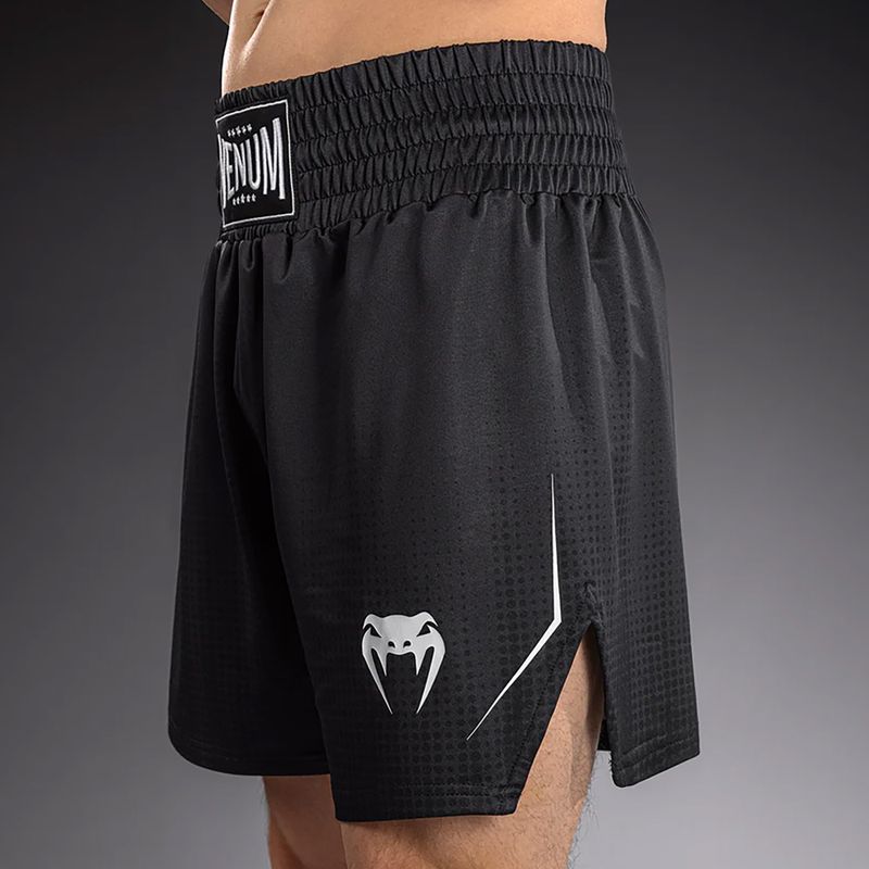 Pánské boxerské šortky Venum Stealth Boxing black/white 6