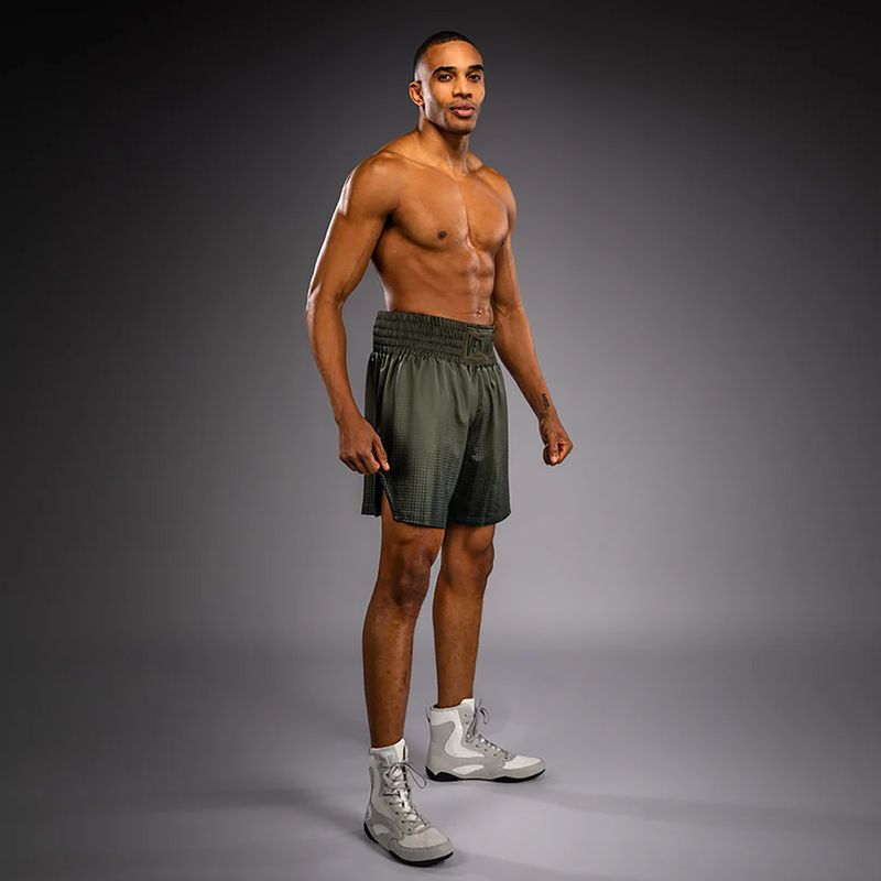 Pánské boxerské šortky Venum Stealth Boxing Khaki/Dark Green 2