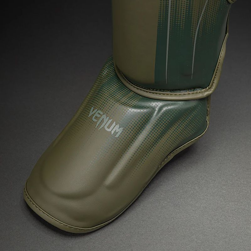 Chrániče holení a chodidel Venum Stealth Shin khaki/dark green 3