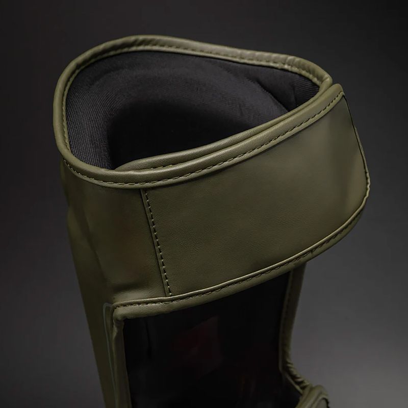 Chrániče holení a chodidel Venum Stealth Shin khaki/dark green 4