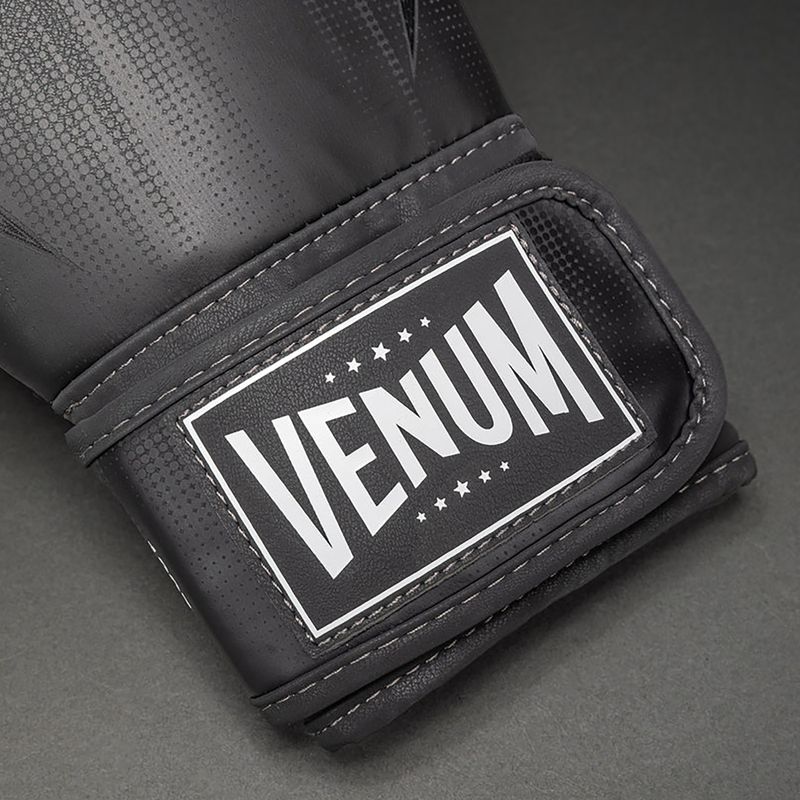 Boxerské rukavice Venum Stealth Boxing black/white 3
