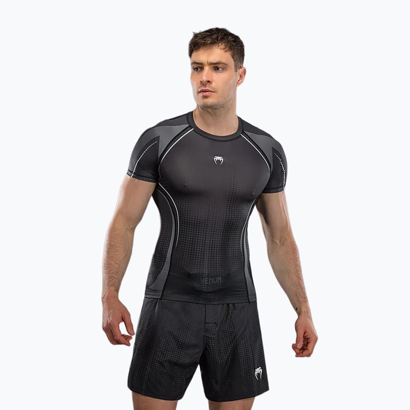 Pánský rashguard Venum Stealth Rashguard černá/bílá