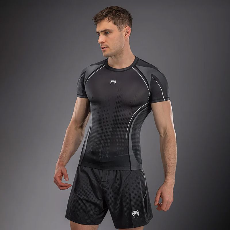 Pánský rashguard Venum Stealth Rashguard black/white 3