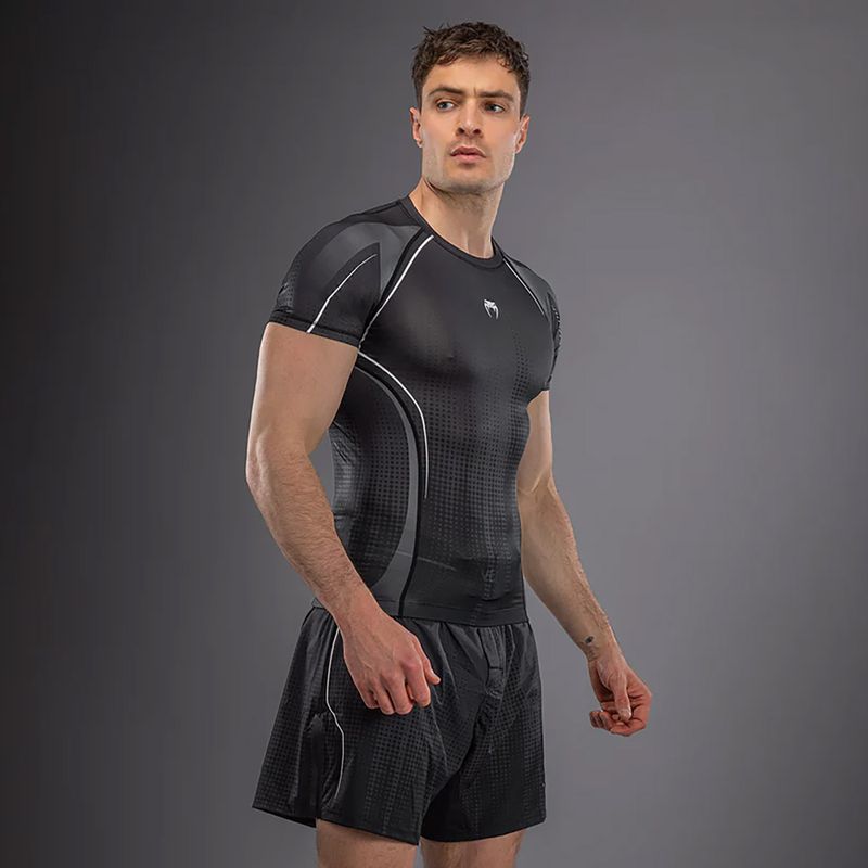 Pánský rashguard Venum Stealth Rashguard black/white 4