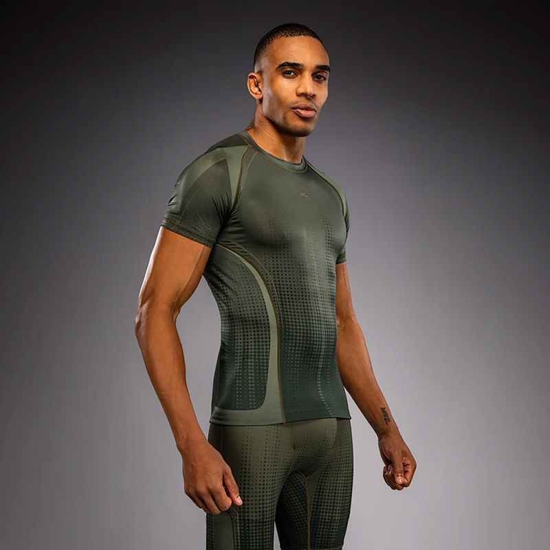 Pánský rashguard Venum Stealth Rashguard khaki/dark green 3