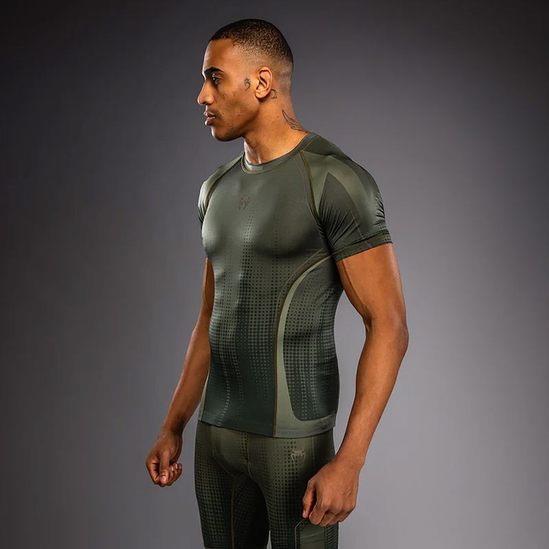 Pánský rashguard Venum Stealth Rashguard khaki/dark green 4