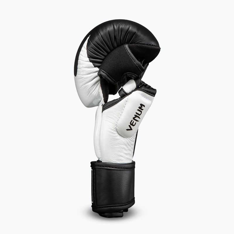 MMA rukavice Venum Attack 2.0 Sparring Leather black/white 3