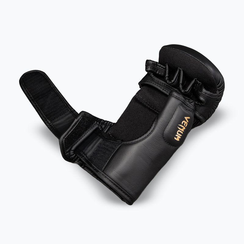 MMA rukavice Venum Attack 2.0 Sparring Leather black/gold 4