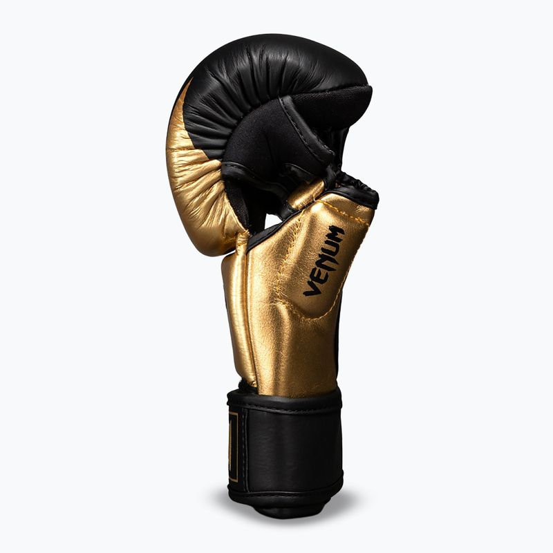 MMA rukavice Venum Attack 2.0 Sparring Leather gold/black 3