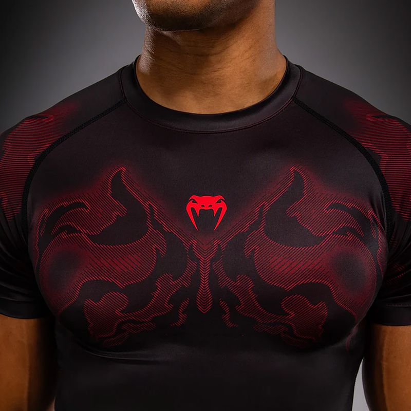 Pánský rashguard Venum Spectre black/red 5