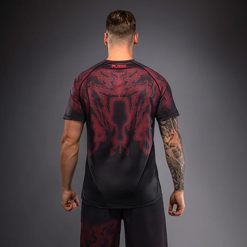 Pánské tričko na lezení Venum Spectre Dry-Tech black/red 3