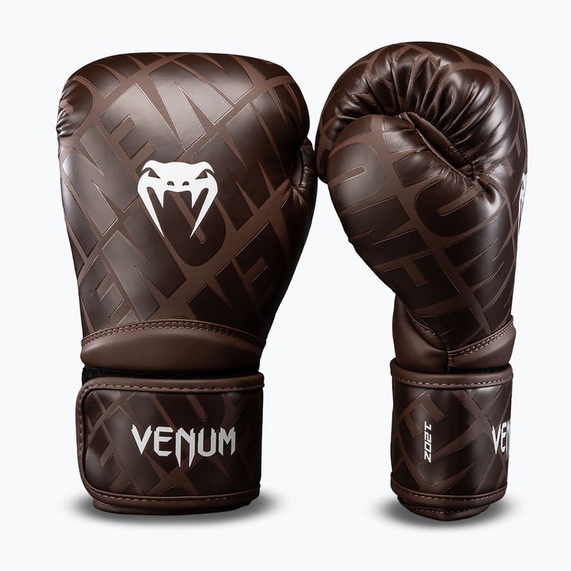 Boxerské rukavice Venum Contender 1.5 XT 3D Boxing dark brown 2