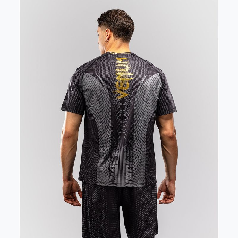 Pánské tričko na lezení Venum Galactic 3.0 Dry Tech black/gold 2