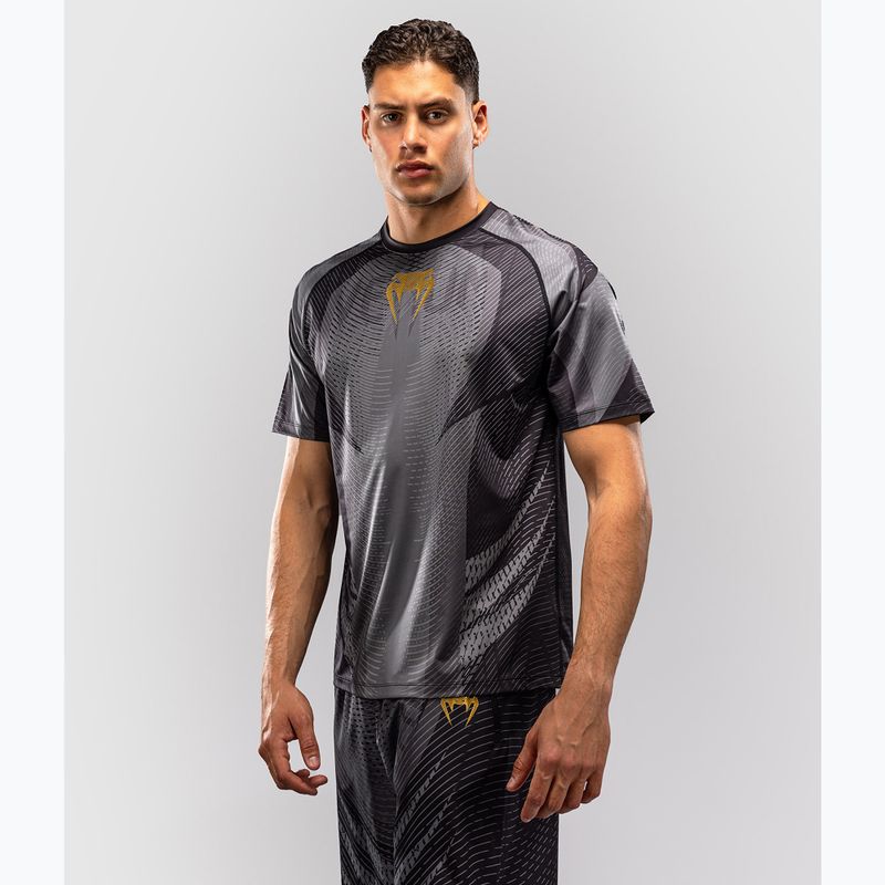 Pánské tričko na lezení Venum Galactic 3.0 Dry Tech black/gold 3