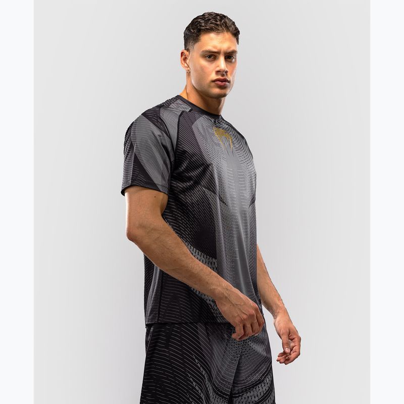Pánské tričko na lezení Venum Galactic 3.0 Dry Tech black/gold 4