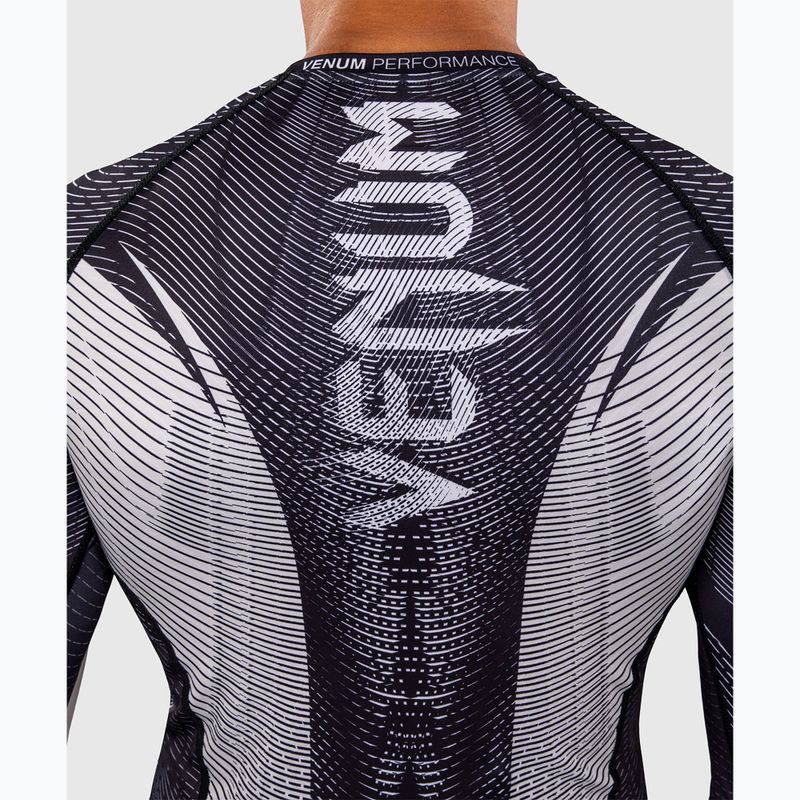 Rashguard pánský s dlouhým rukávem Venum Galactic 3.0 Rashguard LS off white/black 6