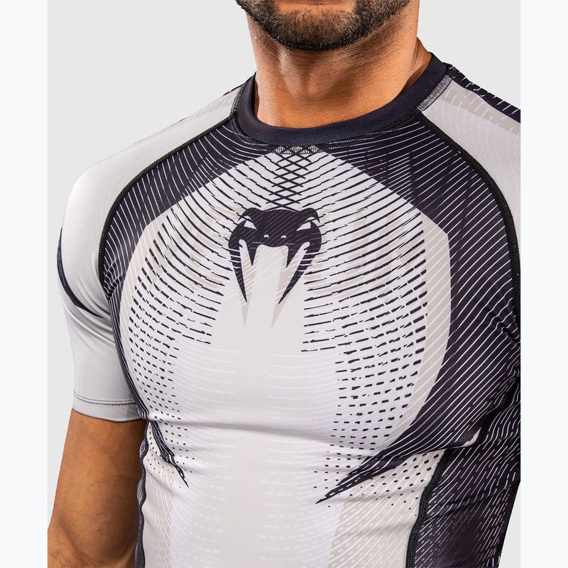Pánský rashguard Venum Galactic 3.0 Rashguard SS off white/black 5