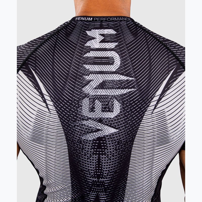 Pánský rashguard Venum Galactic 3.0 Rashguard SS off white/black 6