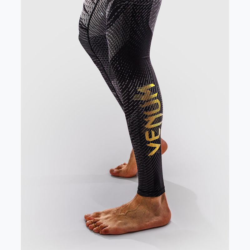 Pánské tréninkové legíny Venum Galactic 3.0 Spats black/gold 6