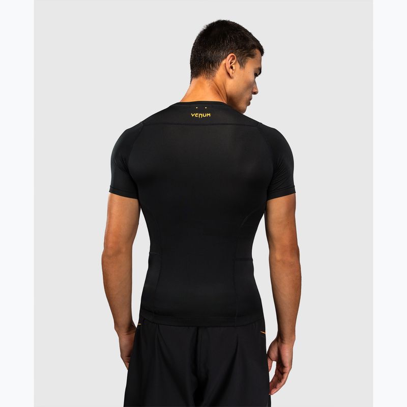 Pánský rashguard Venum G-Core Rashguard SS black/gold 3
