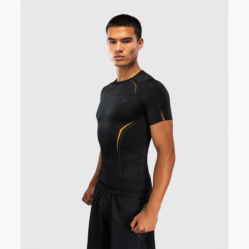 Pánský rashguard Venum G-Core Rashguard SS black/gold 4