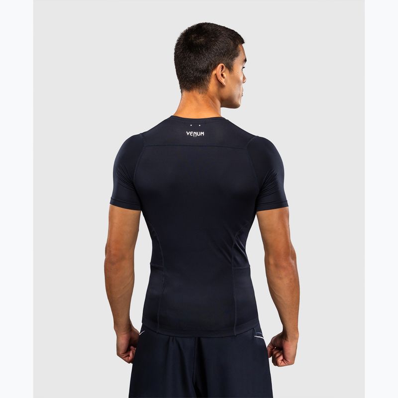 Pánský rashguard Venum G-Core Rashguard SS navy blue/white 3