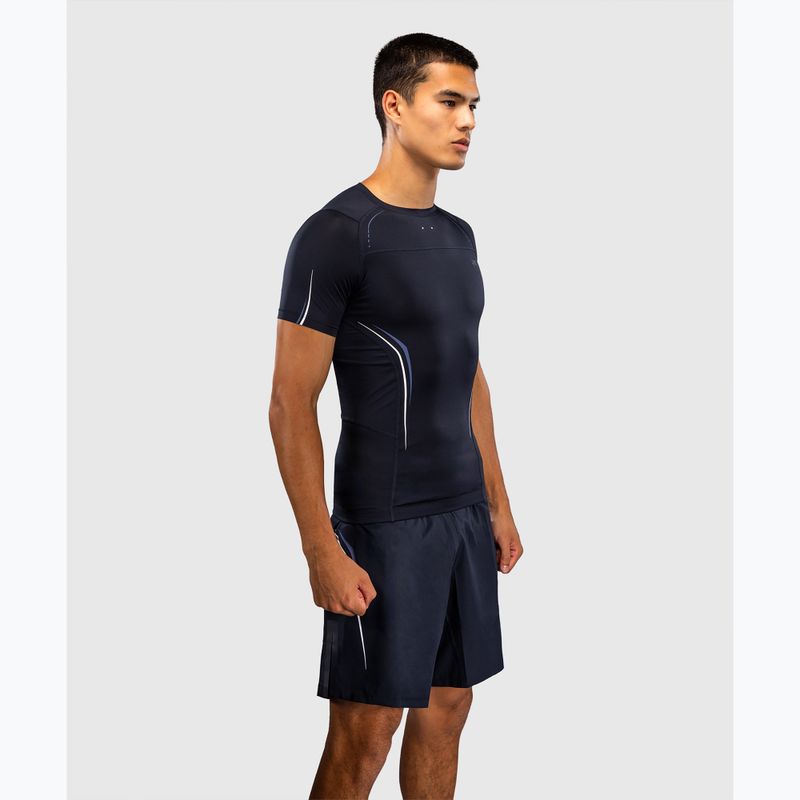 Pánský rashguard Venum G-Core Rashguard SS navy blue/white 4