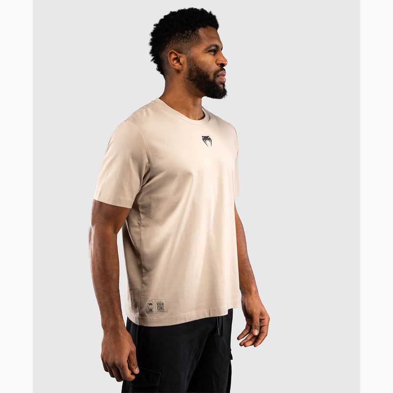 Pánské tričko na lezení Venum Fight Icon Cotton beige 3