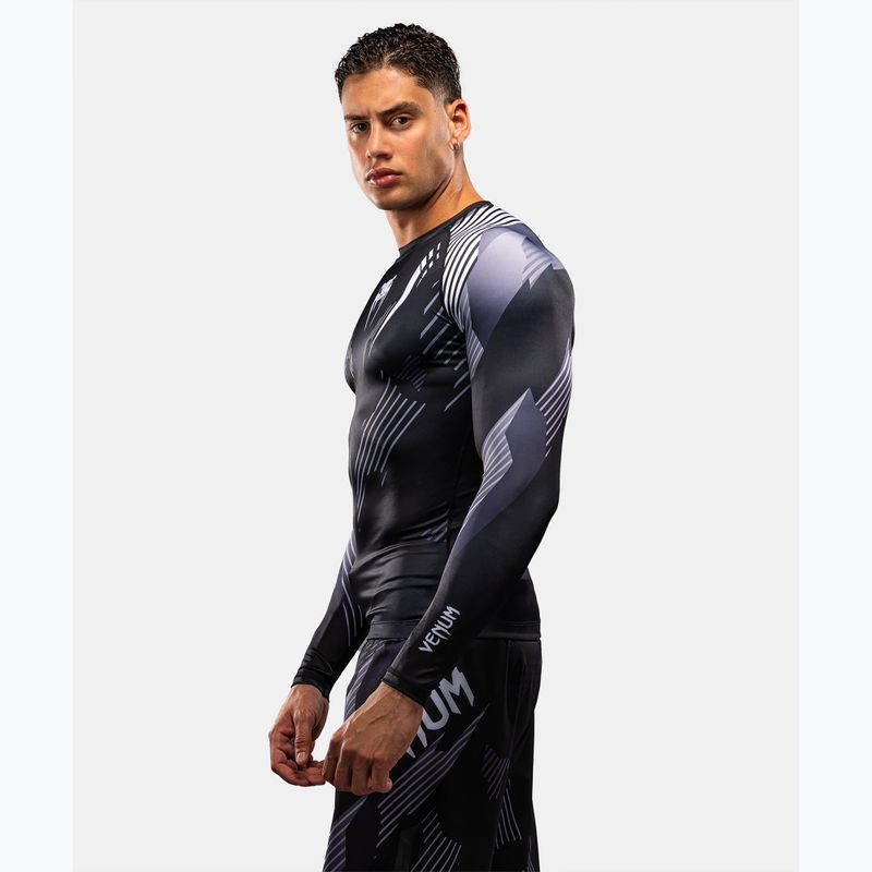 Rashguard pánský s dlouhým rukávem Venum No-Gi 6.0 Rashguard black/white 3