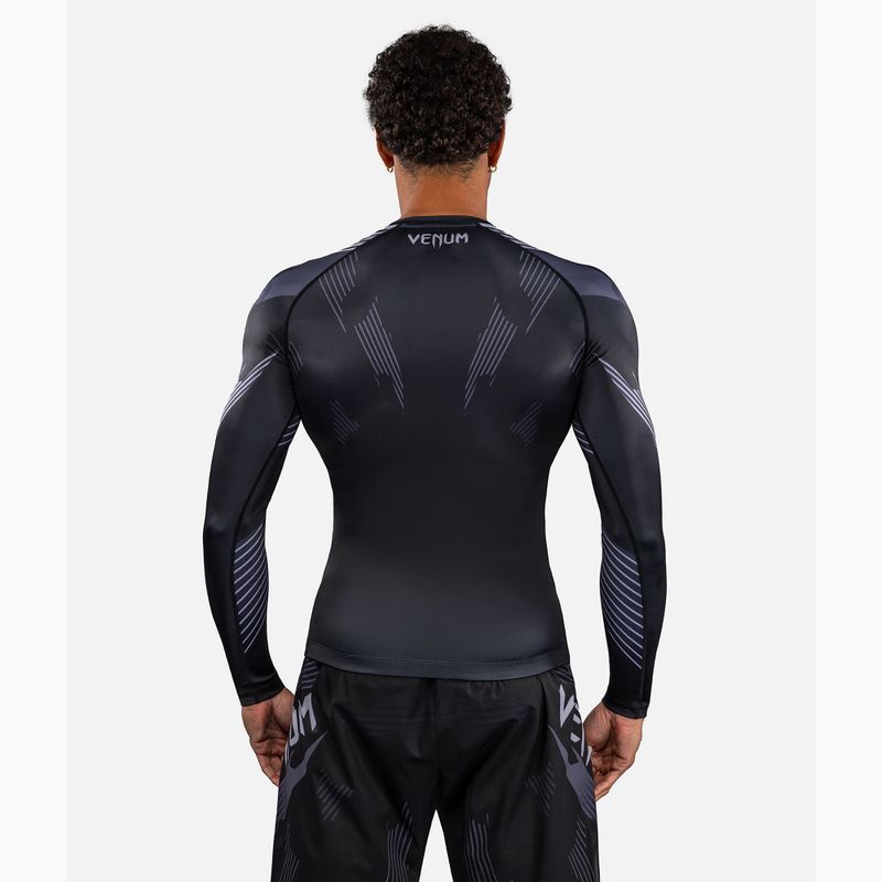 Rashguard pánský s dlouhým rukávem Venum No-Gi 6.0 Rashguard black/grey 3