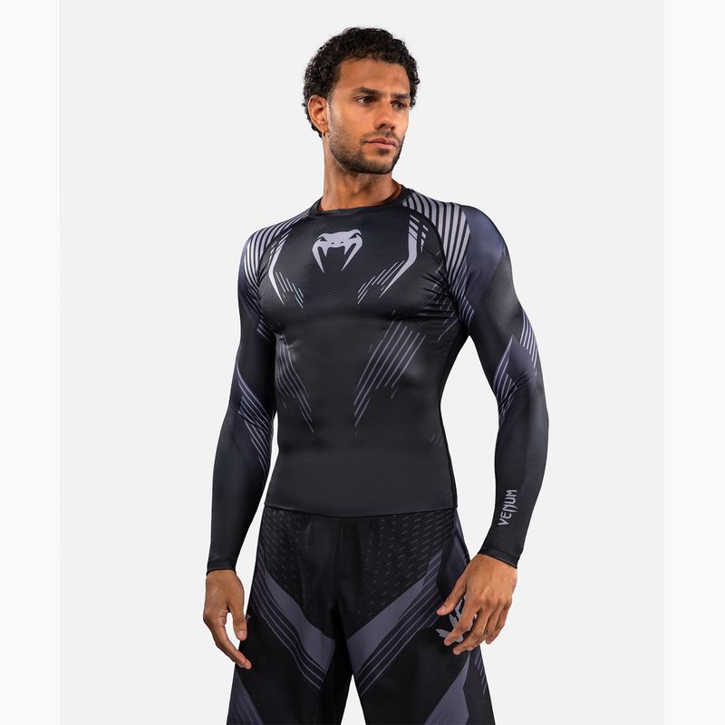 Rashguard pánský s dlouhým rukávem Venum No-Gi 6.0 Rashguard black/grey 4