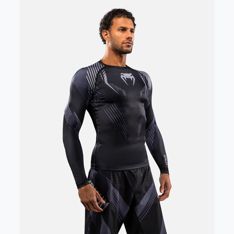 Rashguard pánský s dlouhým rukávem Venum No-Gi 6.0 Rashguard black/grey 5