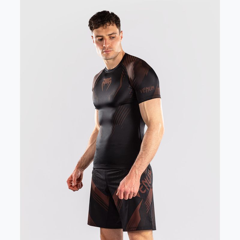 Pánský rashguard Venum No-Gi 6.0 Rashguard black/brown 4