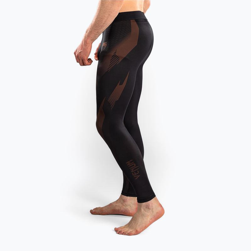 Pánské tréninkové legíny Venum No-Gi 6.0 Spats Black/Brown 5