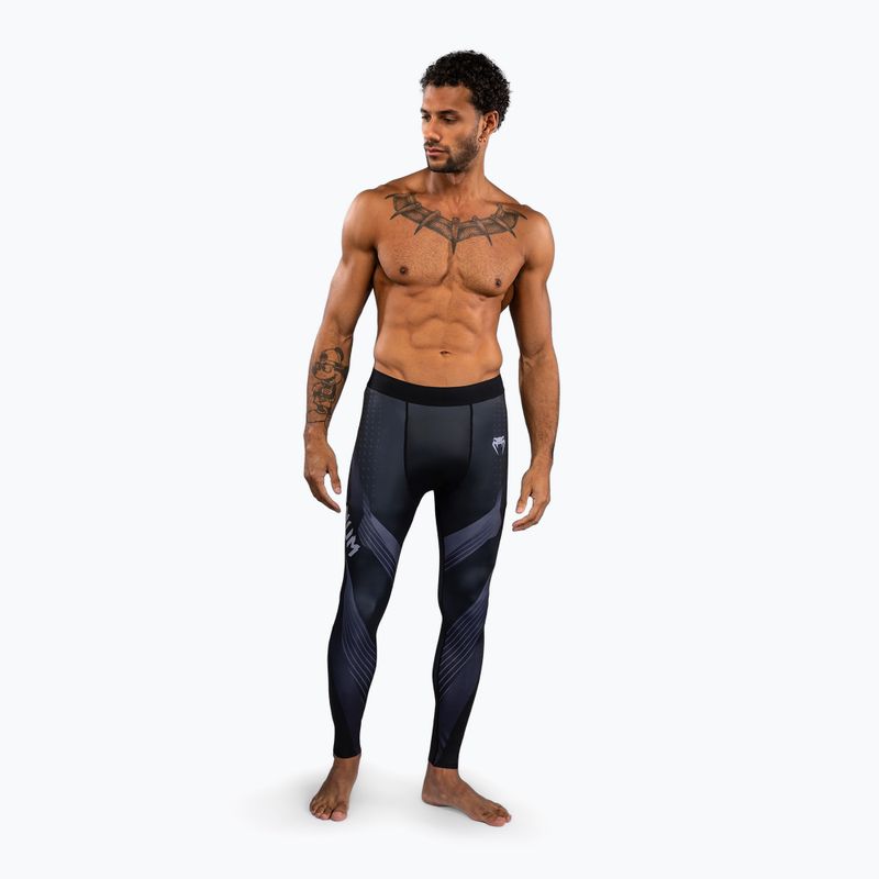 Pánské tréninkové legíny Venum No-Gi 6.0 Spats black/grey 2