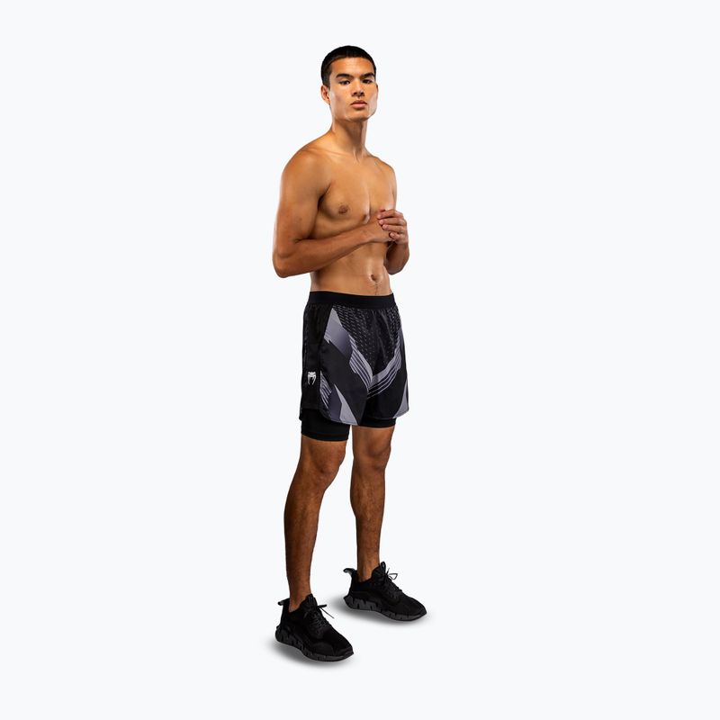 Pánské tréninkové šortky Venum No-Gi 6.0 Training black/white 2