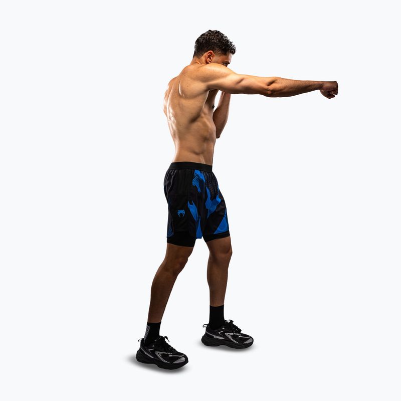 Pánské tréninkové šortky Venum No-Gi 6.0 Training black/blue 2
