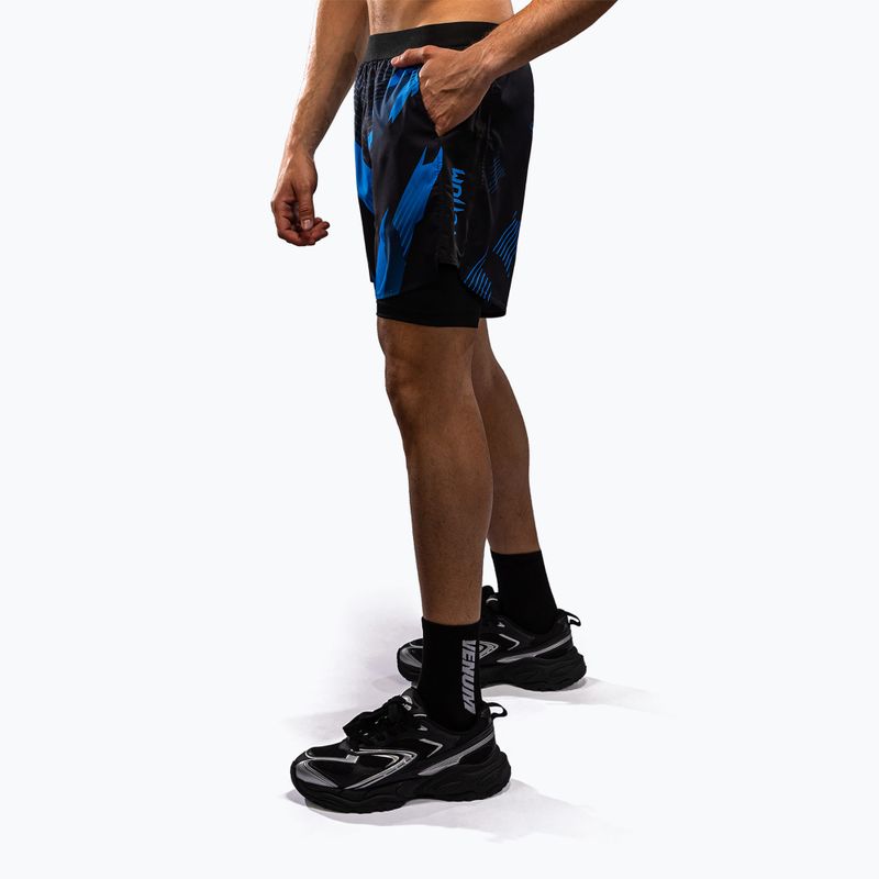 Pánské tréninkové šortky Venum No-Gi 6.0 Training black/blue 4