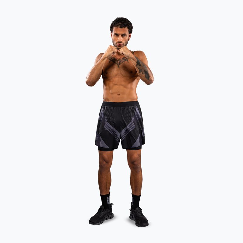 Pánské tréninkové šortky Venum No-Gi 6.0 Training black/grey 2