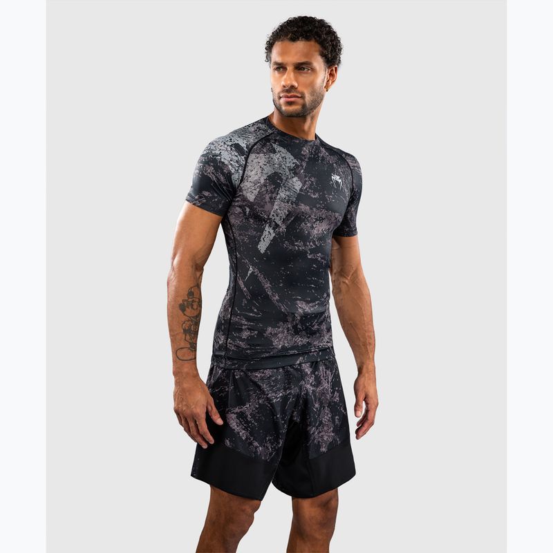 Pánský rashguard Venum Rage & Workout Rashguard SS black/grey 4