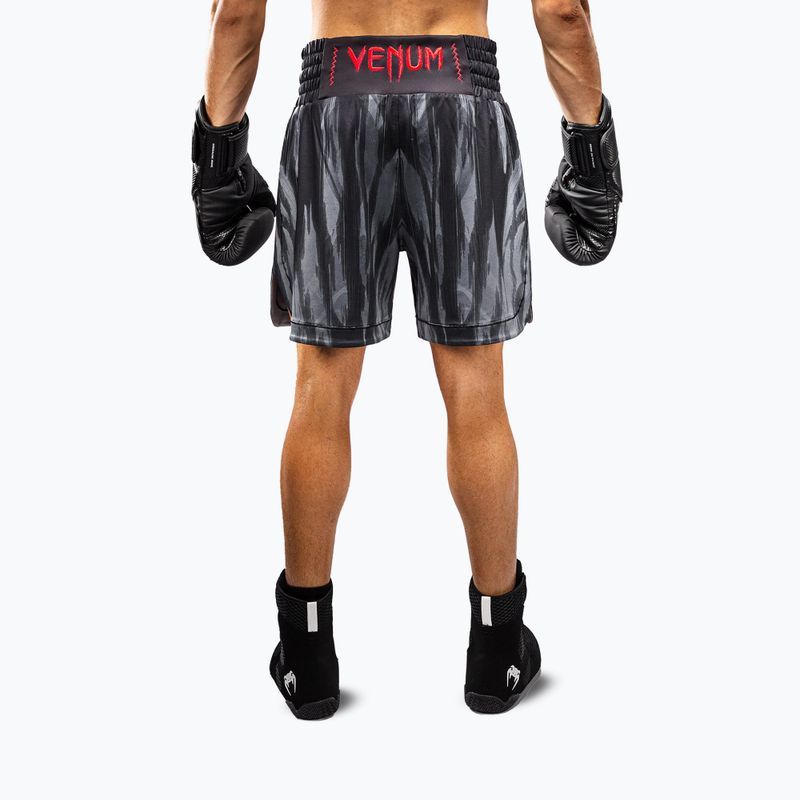 Pánské tréninkové šortky Venum Demon Boxing black/grey 3