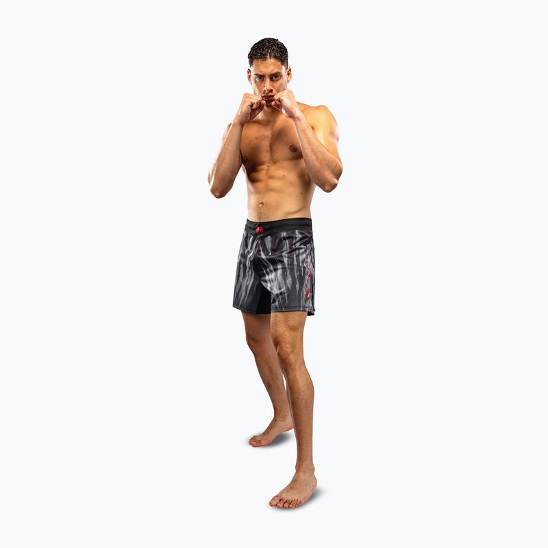 Pánské tréninkové šortky Venum Demon Fight black/grey 2