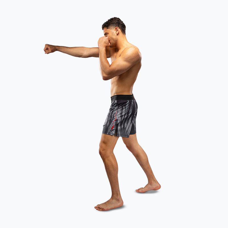 Pánské tréninkové šortky Venum Demon Fight black/grey 4