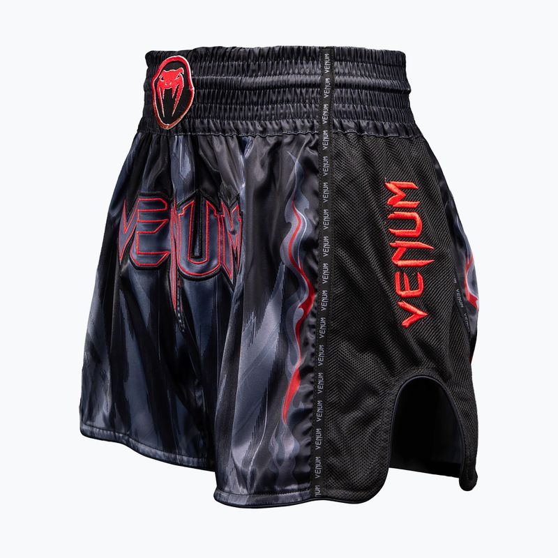 Pánské tréninkové šortky Venum Demon Muay Thai black/grey 3