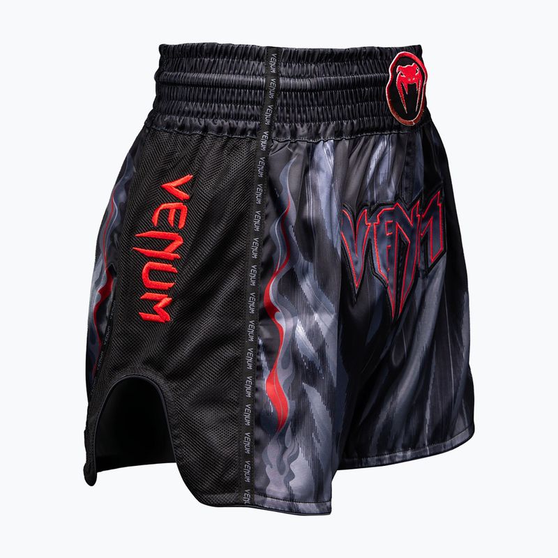Pánské tréninkové šortky Venum Demon Muay Thai black/grey 4
