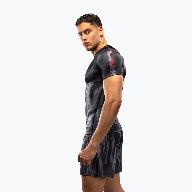 Pánský rashguard Venum Demon Rashguard SS black/grey 3